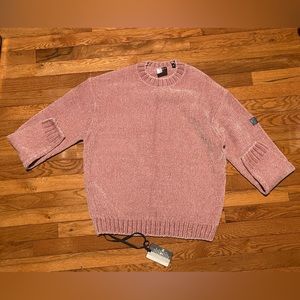 Kith Meyer Chenille Crewneck-Pale Mauve